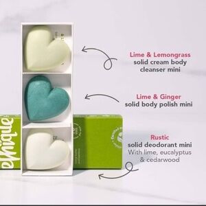 Ethique Body Care Discovery Pack Trio Cleanser, Polish & Deodorant Bars